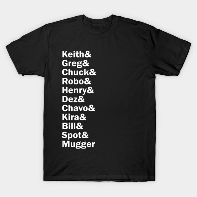 Funny Names x Black Flag T-Shirt by muckychris